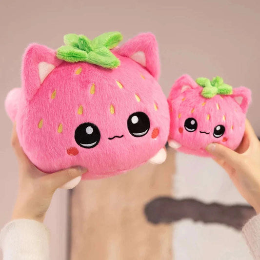 Kawaii Strawberry Cat Plushie CLOUDANIMESTUDIO