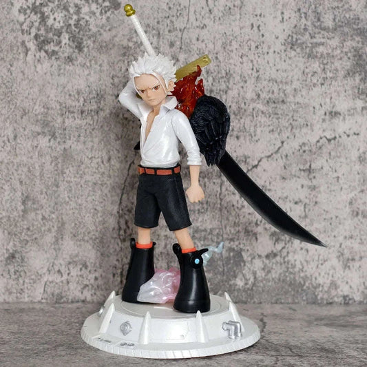 Seraphim S-Hawk Anime Figurine, Dracule Mihawk Clone One Piece Action Figures Blazing Angel Statue 23.5 CM CLOUDANIMESTUDIO
