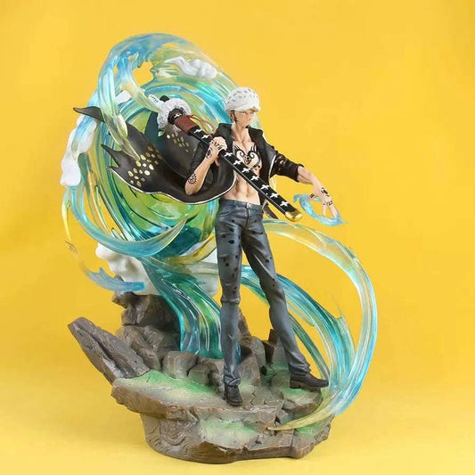 Trafalgar D Water Law LED Anime Figure, One Piece Action Figurines 41 CM CLOUDANIMESTUDIO