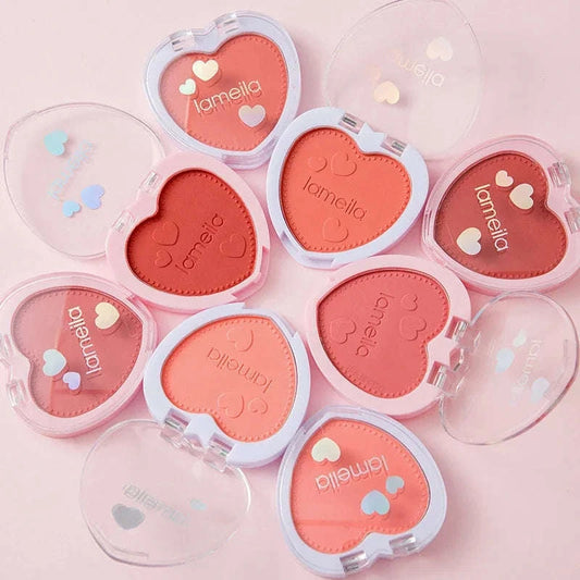 Lameila Lovely Heart Powder Blush CLOUDANIMESTUDIO