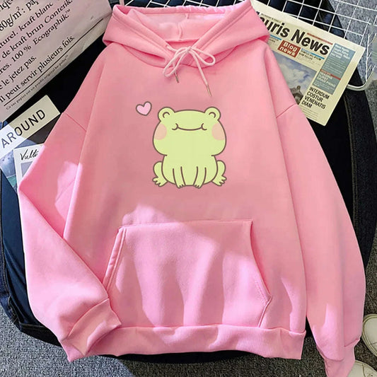 Froggy Love Hoodie CLOUDANIMESTUDIO
