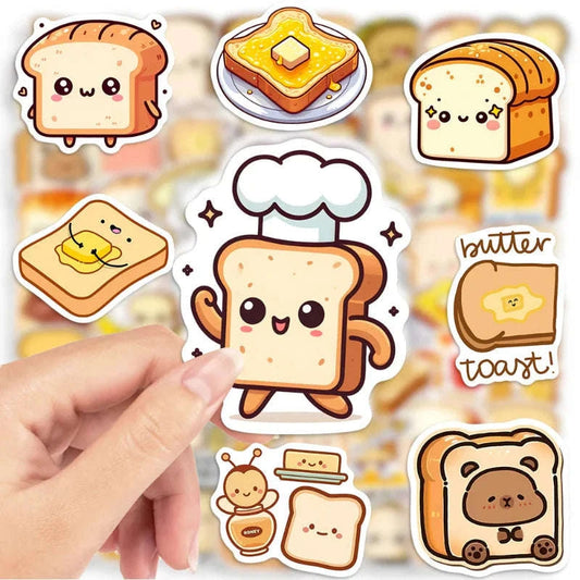 Kawaii Toast Sticker Pack CLOUDANIMESTUDIO