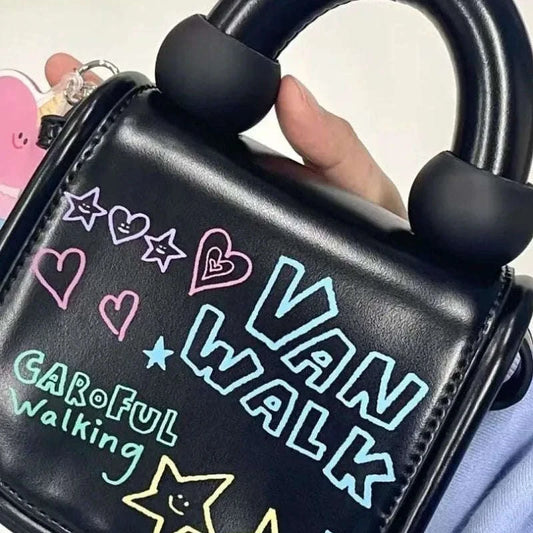 Cute Graffiti Tote Bag CLOUDANIMESTUDIO