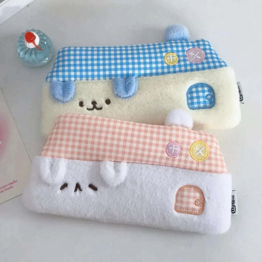 Kawaii Puppy House Pencil Bag CLOUDANIMESTUDIO