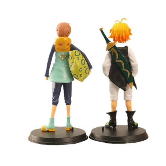 Meliodas and King Anime Figurines, The Seven Deadly Sins Action Figures PVC 16 CM CLOUDANIMESTUDIO