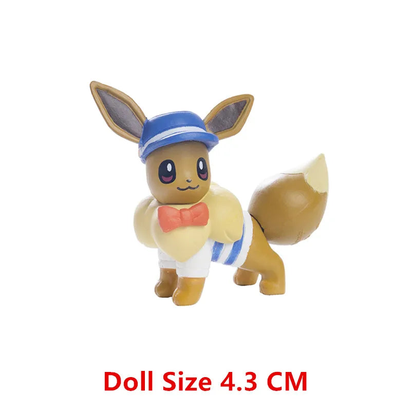 Pokemon Anime Figures Pikachu Mewtwo Charmander Blastoise Gurado Pet Action Model Toy Gifts 4-13 CM