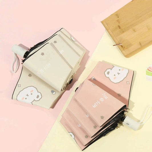 Kawaii Bear Pastel Umbrella CLOUDANIMESTUDIO
