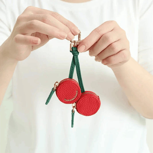 Cute Cherries Coin Purse Key Chain CLOUDANIMESTUDIO