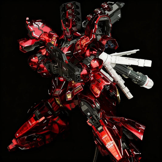 RG 1/144 Sazabi Anime Gundam Clear Color Model Kit – Mechanical Core Gundam Figure Toy