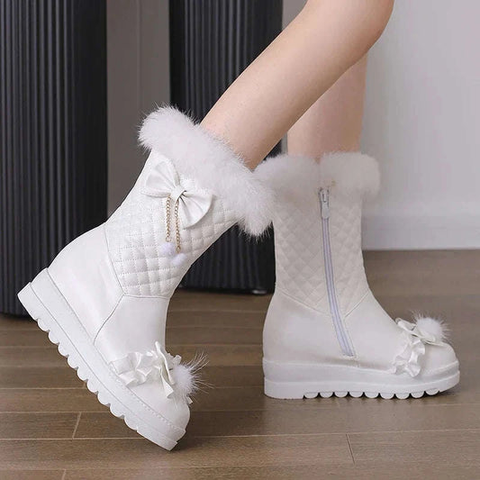 Cute Furry Winter Snow Boots CLOUDANIMESTUDIO