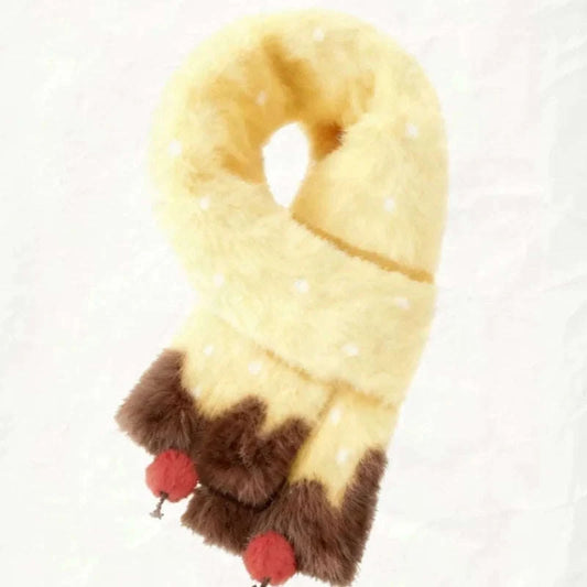 Strawberry Cake Plush Scarf CLOUDANIMESTUDIO