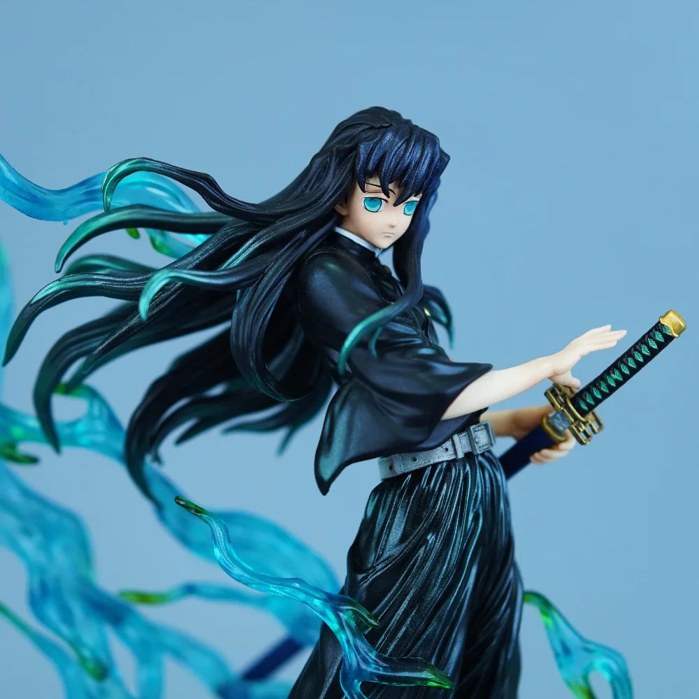Tokito Muichiro Anime Figure, Demon Slayer Action Figurines PVC Statue Collectible 27 CM