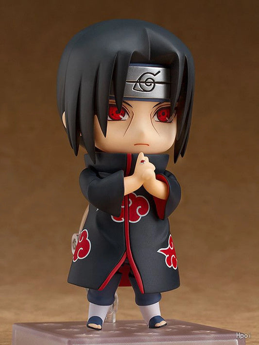 Naruto Shippuden Anime 3 Mini Figurine Set Chibi Uchiha Itachi Fighting Action Figure 10 CM
