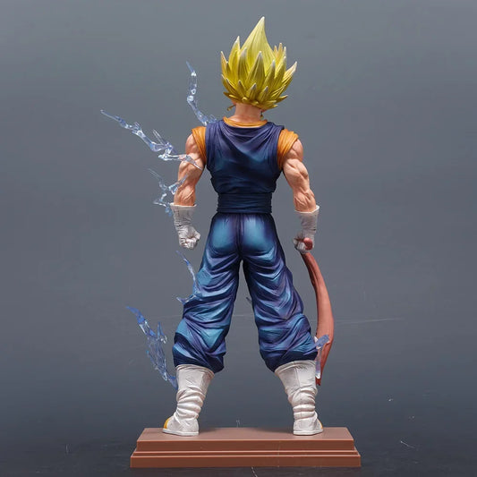 Vegito Super Saiyan Blue Gogeta 3 Heads 2 Bodies Action Figure, Dragon Ball Z Anime Figurines 32 CM