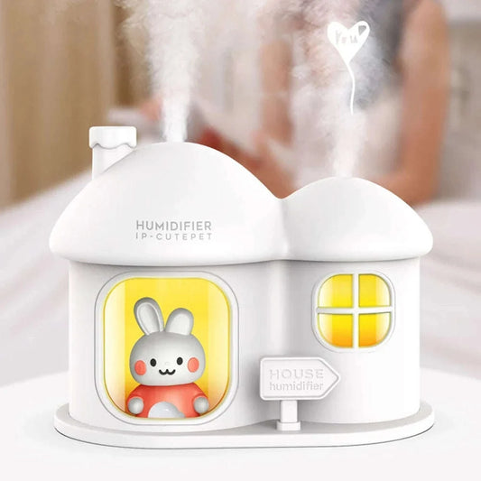 Bunny House Humidifier Night Light CLOUDANIMESTUDIO