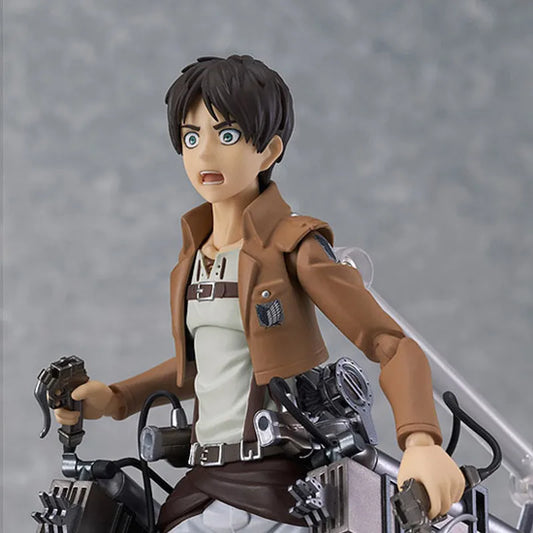 Eren Jaeger Action Figure, Attack On Titan Anime Figurines Holding Sword Detachable 17 CM
