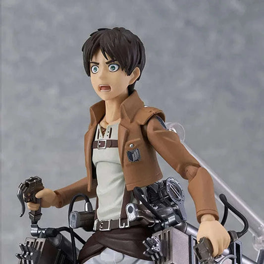 Eren Jaeger Action Figure, Attack On Titan Anime Figurines Holding Sword Detachable 17 CM CLOUDANIMESTUDIO