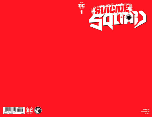 Suicide Squad #1 Unknown Comics Red Blank Exclusive Var (12/18/2019) CLOUDANIMESTUDIO