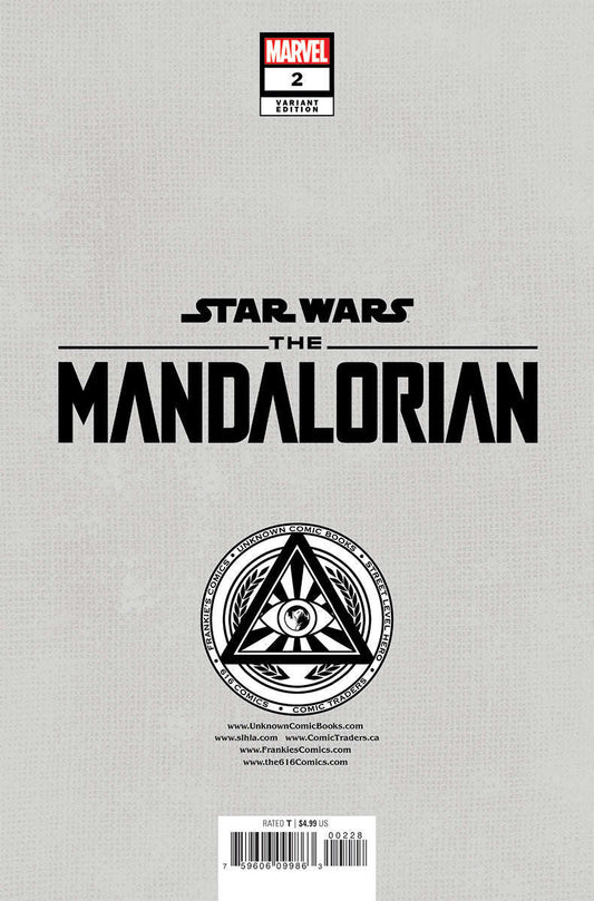 Star Wars: The Mandalorian #2 Unknown Comics Todd Nauck Exclusive Var (08/17/2022) CLOUDANIMESTUDIO