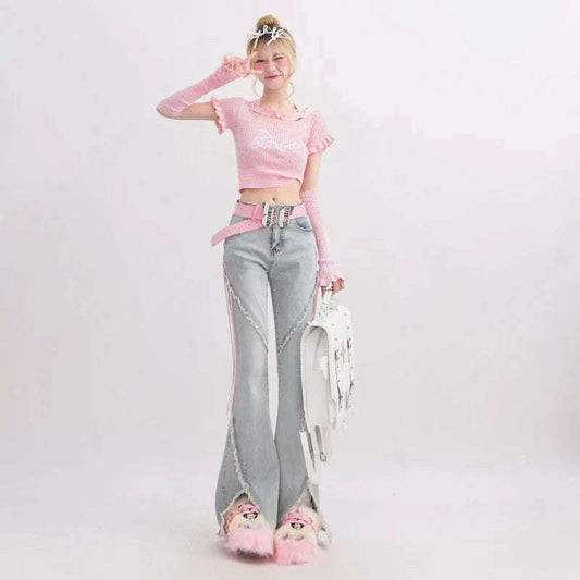 Cute Shoujo Girl Jeans CLOUDANIMESTUDIO