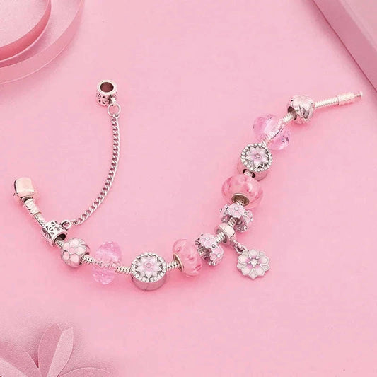 Kawaii Pink Charm Bracelets CLOUDANIMESTUDIO