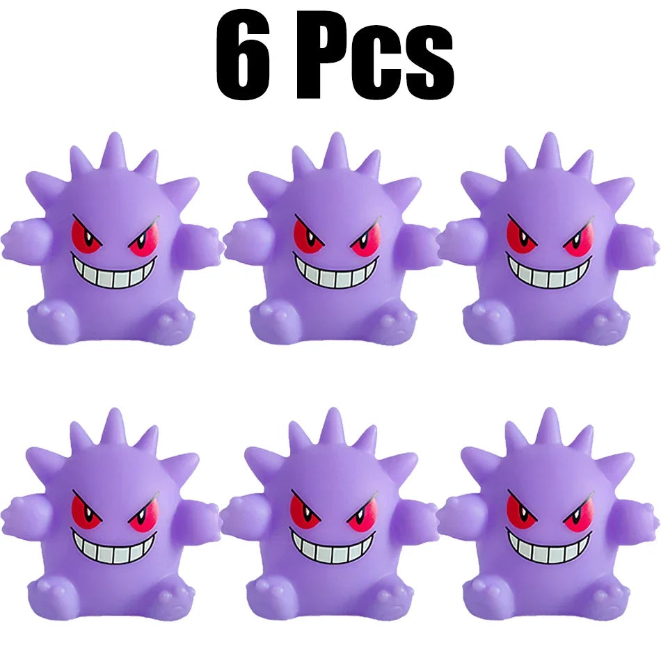 Pokemon Night Light Glowing Anime Figures, Gengar Squirtle Charmander Psyduck Bedside Led Lamp 12 CM