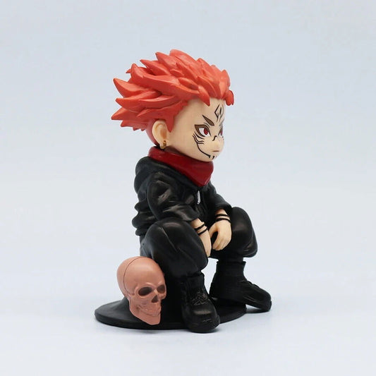 Sakuna Chibi Mini Anime Figure, Jujutsu Kaisen JJK Figurine Anime Gifts 12cm/5in - CloudAnimeStudio