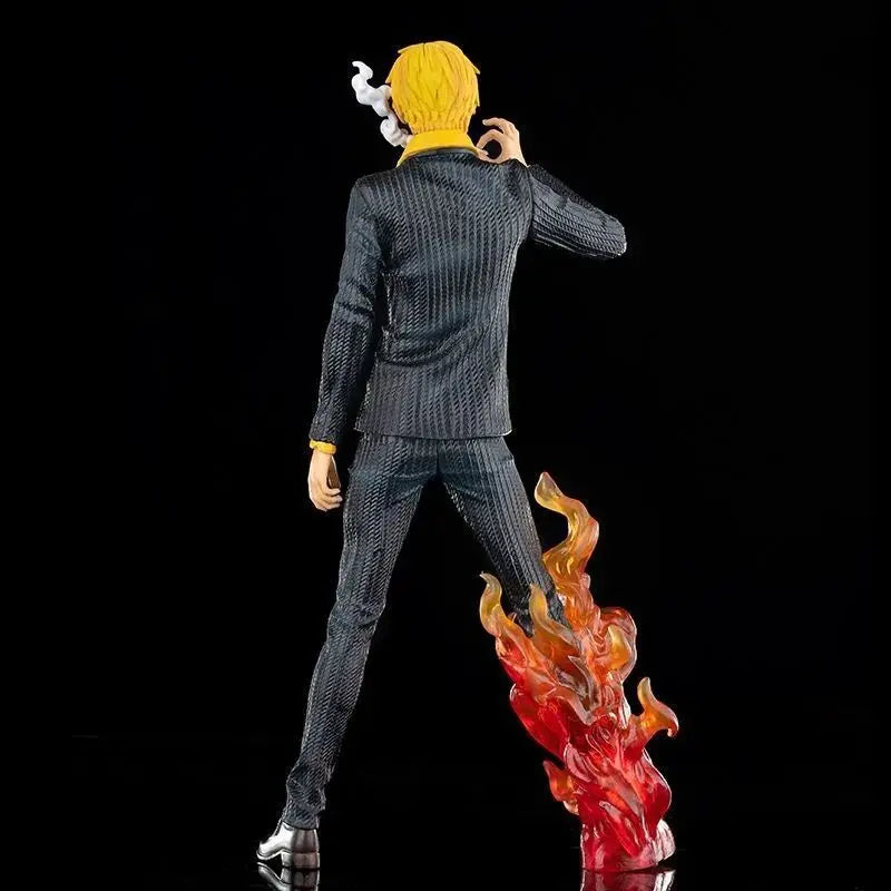 Sanji Vinsmoke One Piece Anime Figure, One Piece Strawhat Pirates Figurines Diable Jambe Black Foot 11 in - CloudAnimeStudio