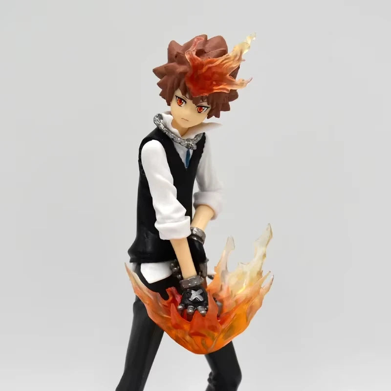 Sawada Tsunayoshi Anime Figure, Katekyo Hitman Reborn Figurines Action PVC Statue 19 cm - CloudAnimeStudio