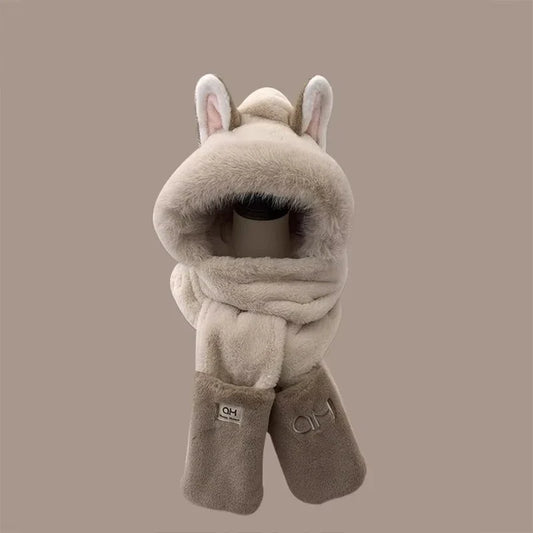 Forest Fox Hoodie Scarf