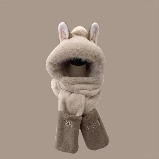 Forest Fox Hoodie Scarf CLOUDANIMESTUDIO