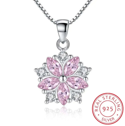 Sakura Cherry Blossom Necklace CLOUDANIMESTUDIO