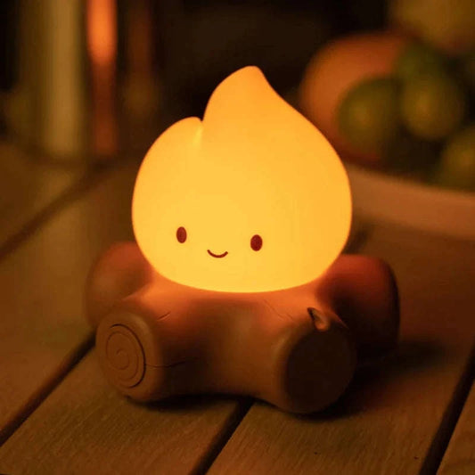 Campfire Night Light With White Noise CLOUDANIMESTUDIO
