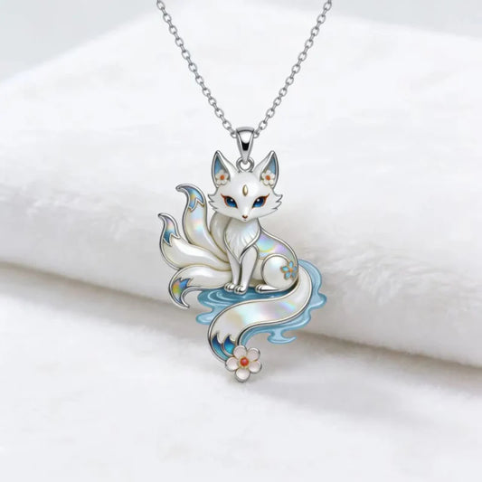 Kawaii Kitsune Detailed Necklace