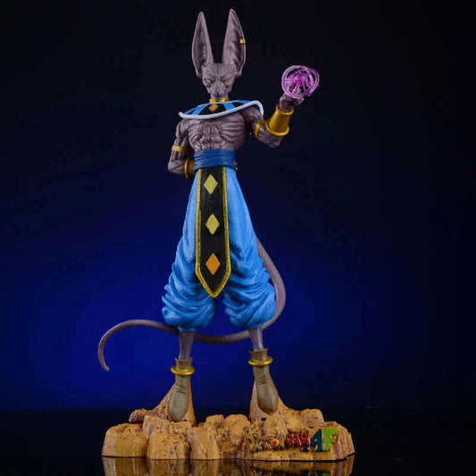 Beerus Anime Figure, Dragon Ball Super God of Destruction Action Figurines Statue 30 CM CLOUDANIMESTUDIO
