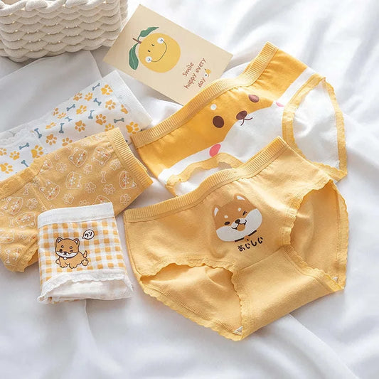 Kawaii Shiba Inu Panties Set CLOUDANIMESTUDIO