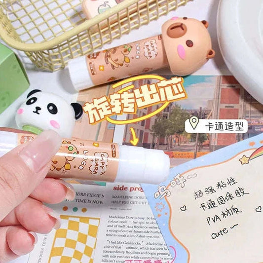 Cute Capybara Glue Stick CLOUDANIMESTUDIO