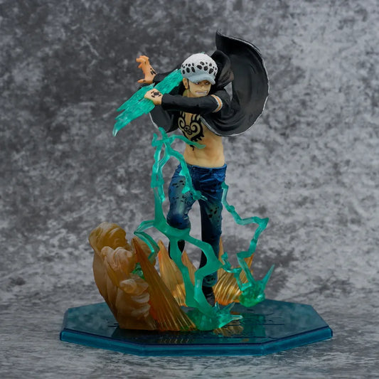 Trafalgar D. Water Law Anime Figure, One Piece Action Figurines Pvc Statue Figure 17 CM