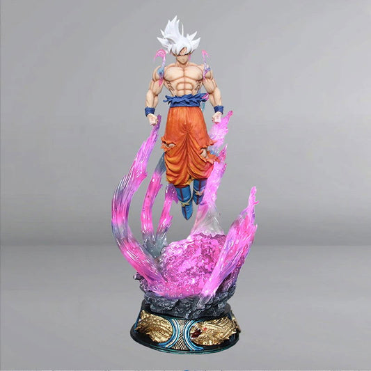 Son Goku Ultra Instinct Anime Figure, Super Saiyan Dragon Ball Anime Figurines 25cm - CloudAnimeStudio