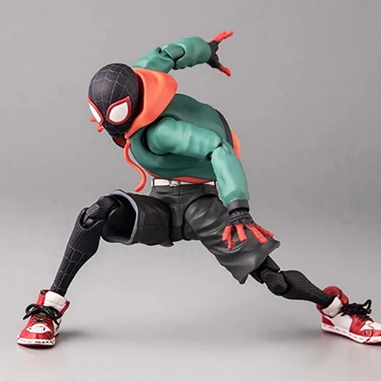 Spiderman Miles Morales Figure, Marvel Spider-Man Spider Verse Figurine 5 in - CloudAnimeStudio