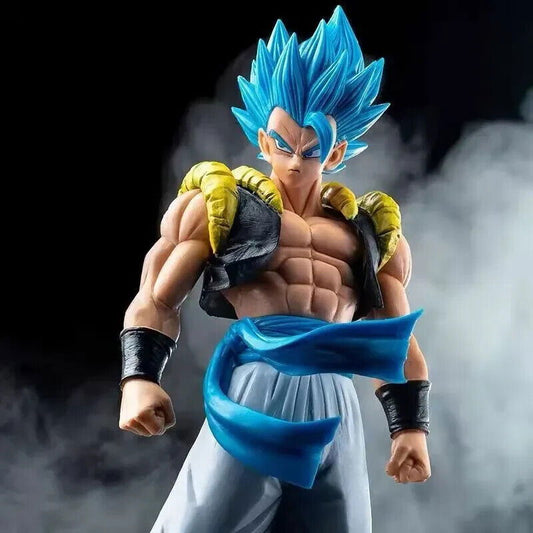 Super Saiyan Blue Gogeta Figure, Goku & Vegeta Fusion Dance DBZ Dragon ball Figurines - CloudAnimeStudio