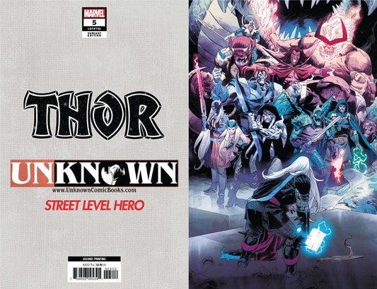 Thor #5 2Nd Ptg Unknown Comics Exclusive Klein Virgin Var (07/29/2020) CLOUDANIMESTUDIO