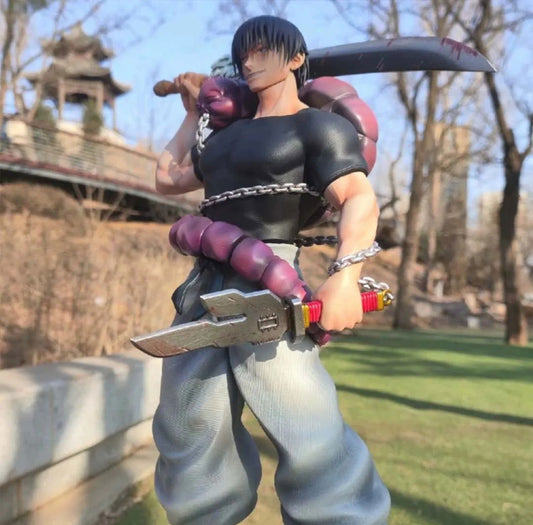 Toji Fushiguro Anime Figurine, Jujutsu Kaisen JJK Collectible Figures Strongest Warrior Standing Pose PVC Action Toys 22 cm - CloudAnimeStudio