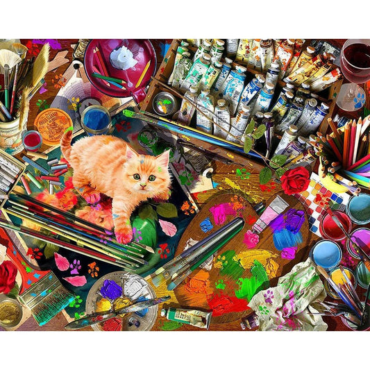 Unexpected Mews 1000 Piece Jigsaw Puzzle Springbok