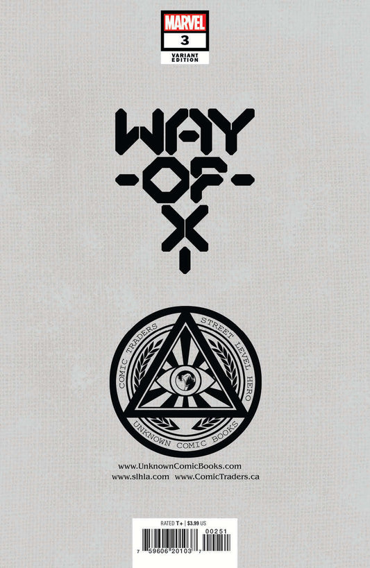 Way Of X #3 Unknown Comics Feilpe Massafera Exclusive Var Gala (06/23/2021) CLOUDANIMESTUDIO