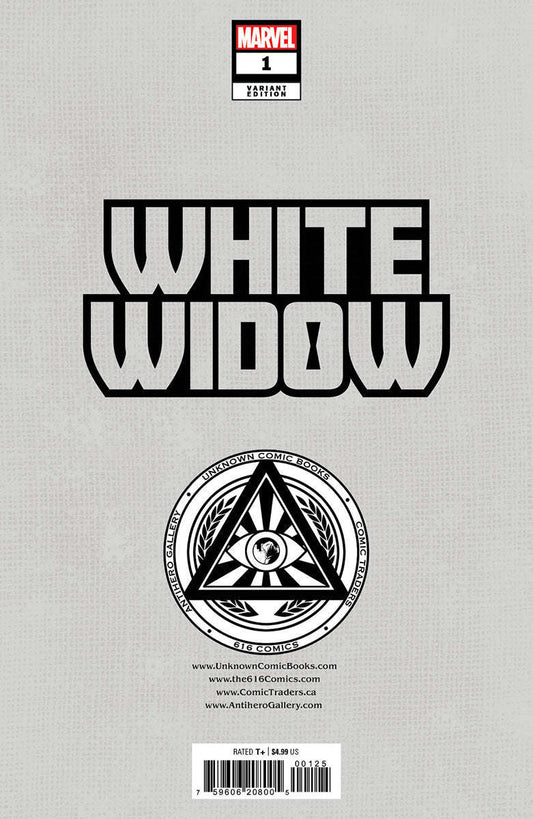 White Widow #1 Unknown Comics Miguel Mercado Exclusive Var (11/01/2023) (12/27/2023) CLOUDANIMESTUDIO