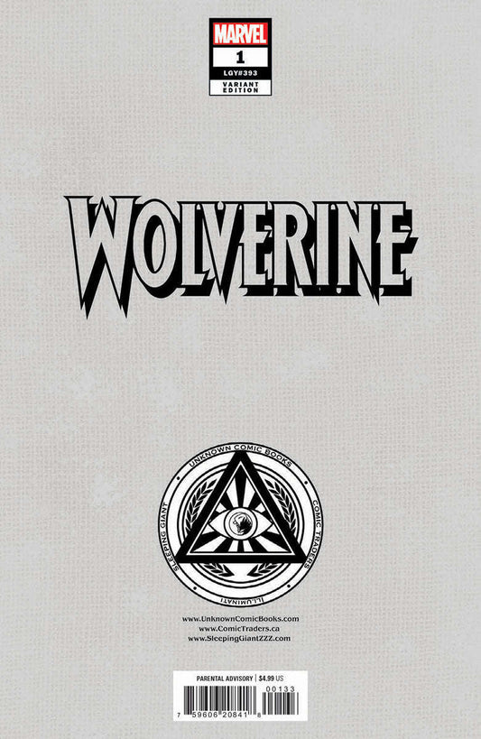 Wolverine #1 Unknown Comics Dell’Otto Exclusive Var (09/11/2024) CLOUDANIMESTUDIO
