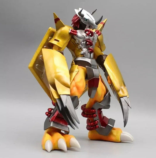 War Greymon Digimon Adventure Figurine, Anime Collectible Desk Decor Figures 8 in - CloudAnimeStudio
