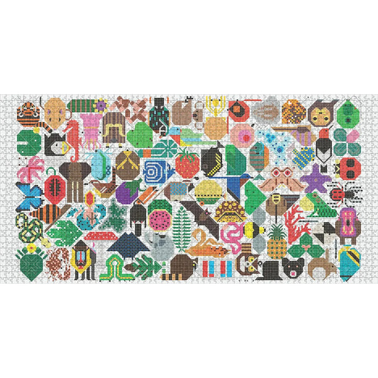Web of Life 2000 Piece Panoramic Jigsaw Puzzle Pomegranate