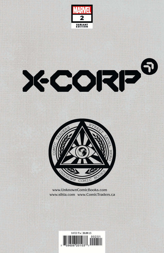 X-Corp #3 Unknown Comics Stephen Segovia Exclusive Virgin Var (07/14/2021) CLOUDANIMESTUDIO